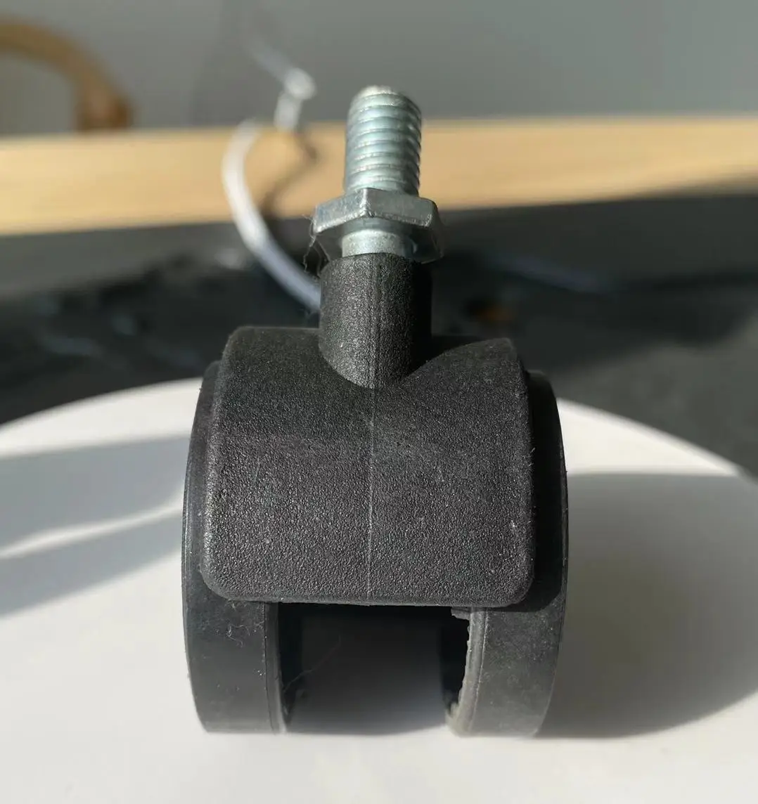 plastic casters office wheels  2.5 inch chair wheels with break
