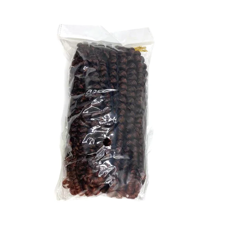 wholesale price Spring Twists kanekalon Synthetic fiber Crochet Hair 8 inch 110g afro spring twist crochet braid hair extension