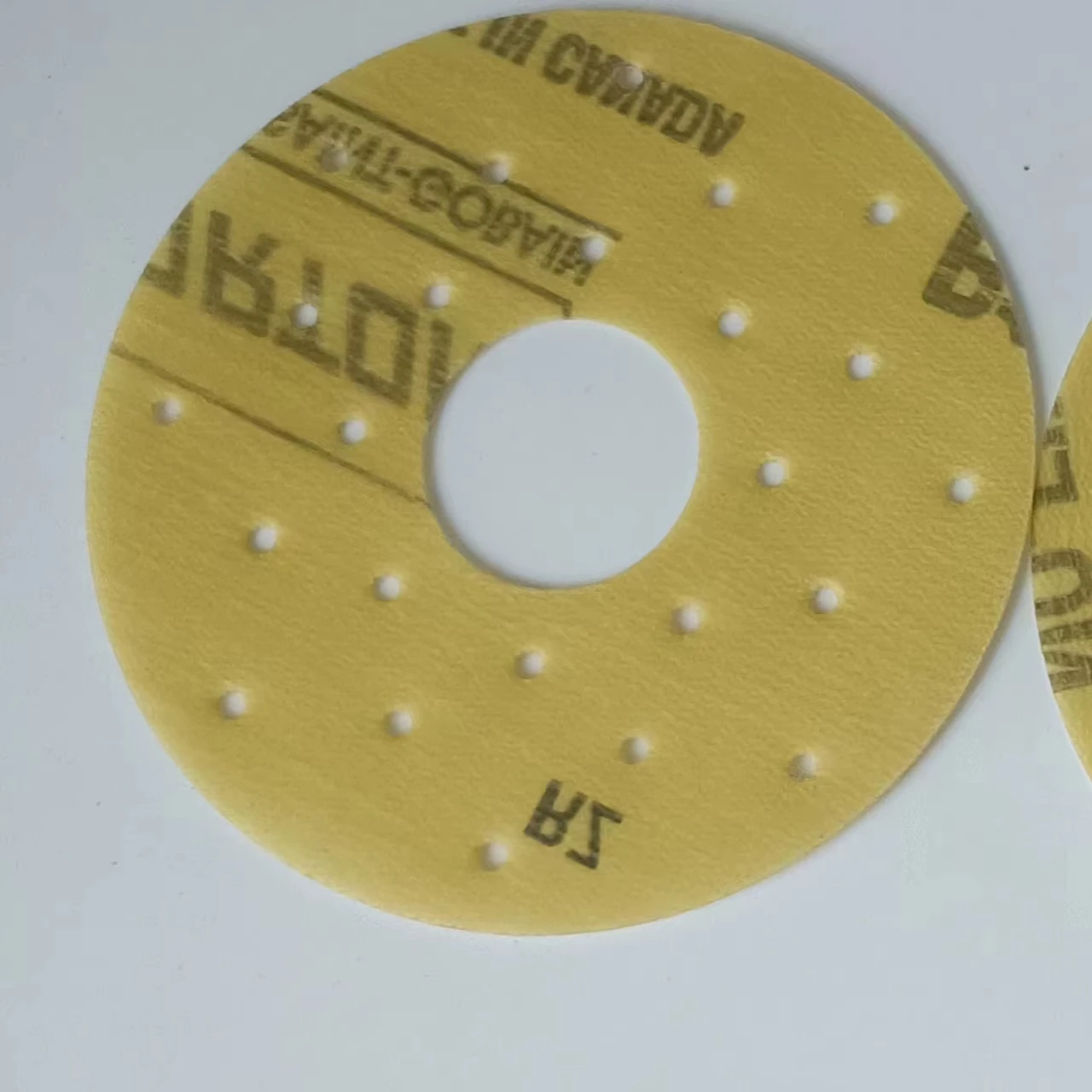 Bosdi Top selling 3inch porous  yellow Hook and Loop Sanding Disc orbital sanding disc