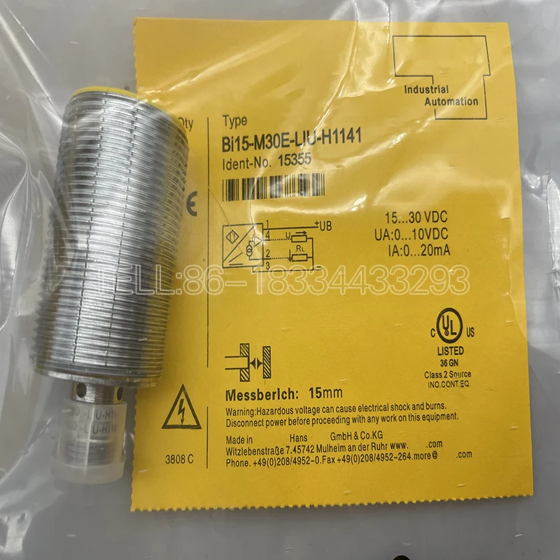 high quality New, plug-in inductive switch, low voltage switch   BI10-M30E-LIU-H1141 100% original