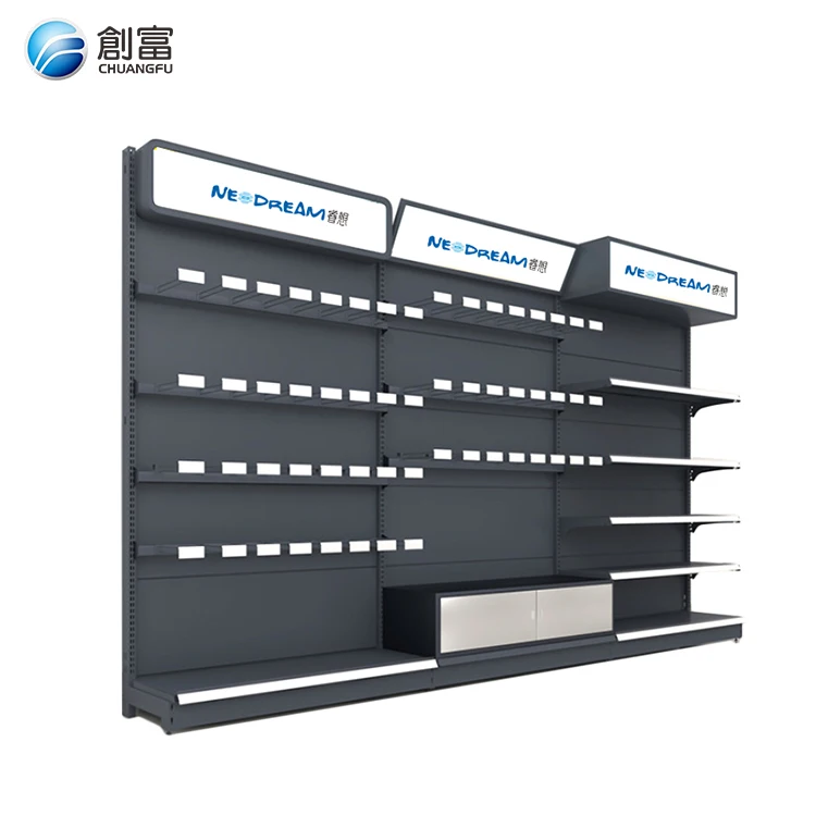 Factories commodity pharmacy boutique cosmetic shops grocery stationery shelf display racks supermarket supplies