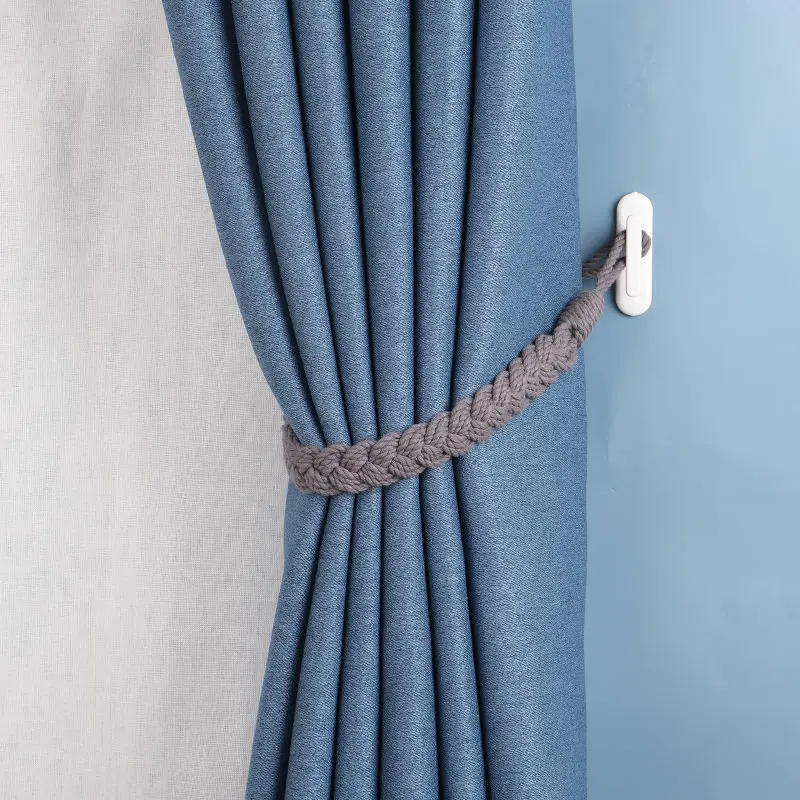 Nordic Minimalist Tassel Curtains Accessories A Pair of  Magnetic Curtain Buckle Sunblind Tieback Macrame Window Buckle