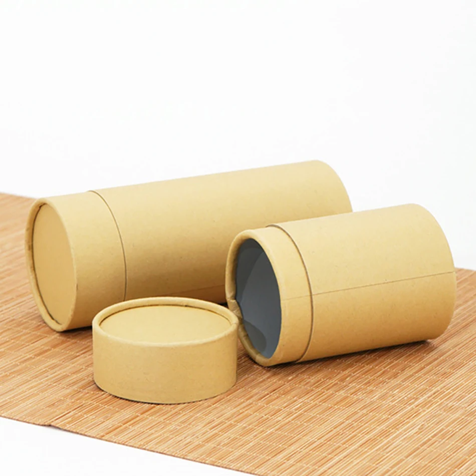 In Stock Kraft Paper Tube Packaging Wholesale For Biodegradable Cardboard Paper Tube