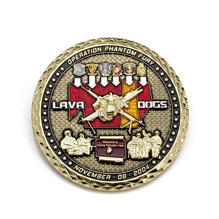 Hot sale custom 3D bronze challenge coin