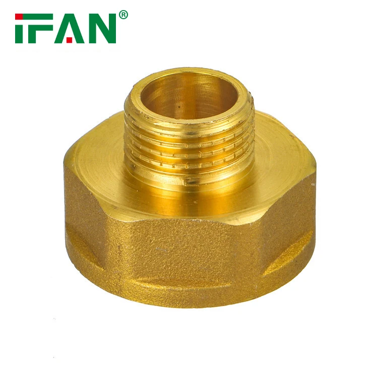 IFAN Manufacture 2inch Brass Fitting Copper Plumbing Pipe Connect Nipple Brass Fittings