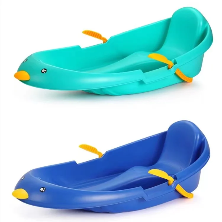 Outdoor funny thickness double custom children adult plastic snowboard winter sports board