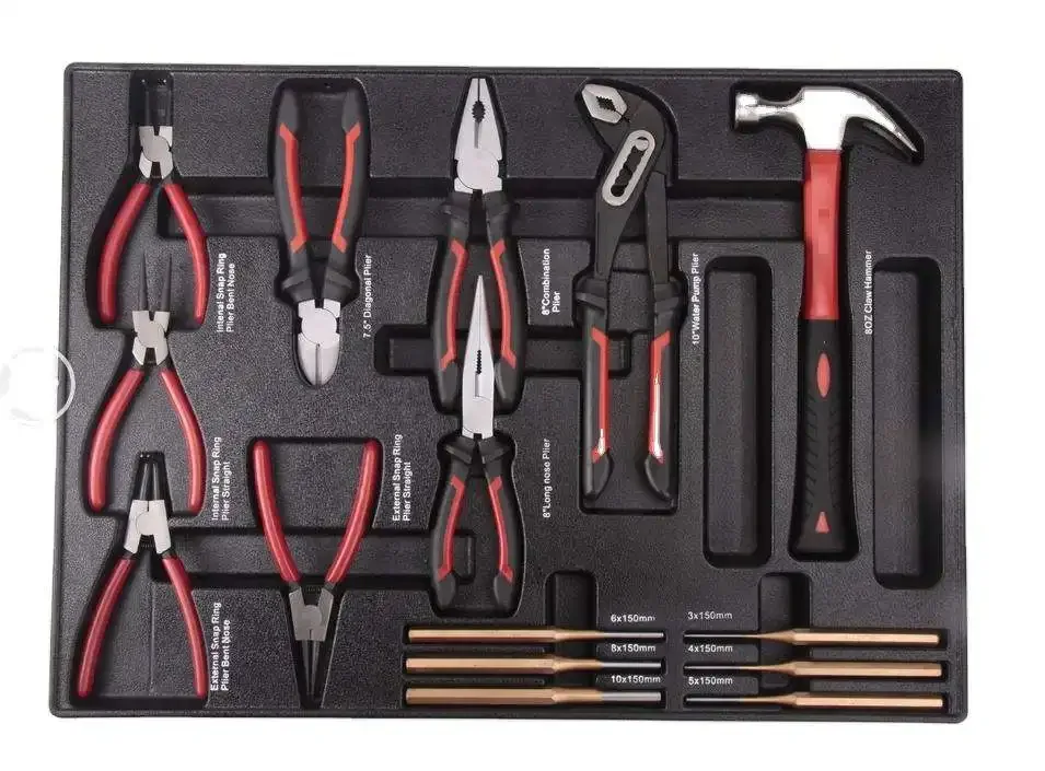 CANPRO  New herramientas gereedschap set 236 pcs automotive tools set,rolling tool cabinet box Metal Tandem Box