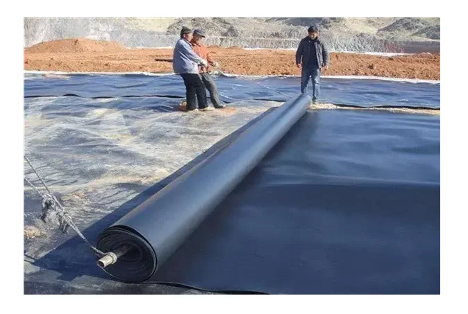Лучший материал для подкладки пруда 2 мм черный лист Hdpe геомембрана цена