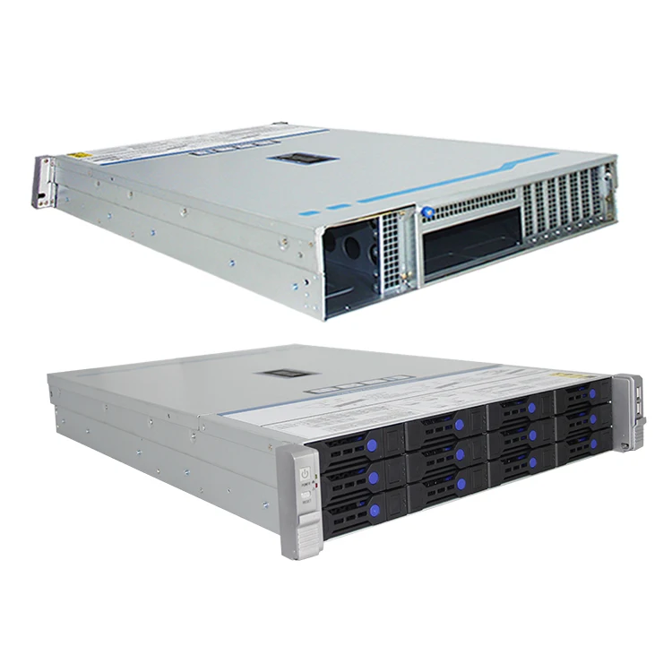Корпус сервера 2U, 12 катушек, корпус сервера ATX MATX ITX, монтируемый в стойку, корпус сервера 2u