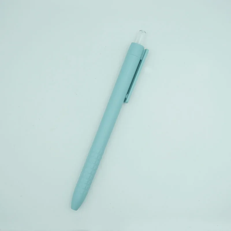 Hot Sale Promotional Solid Colored Barrel Plastic Black Refill Custom China Roller Ball Point Pen With Custom Logo