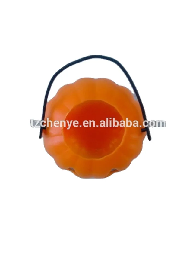 Wholesale plastic  pumpkin candy bucket halloween