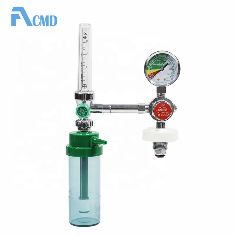 ACMD Bull Nose Oxygen Regulator Medical Oxygen Cylinder Regulator with Humidifier