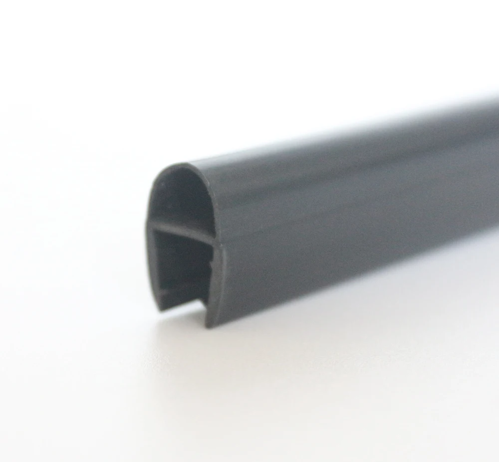 Bathroom Products PVC Plastic Sealing Clear Blue for Sliding Door Waterproof Bathroom Seal Strip