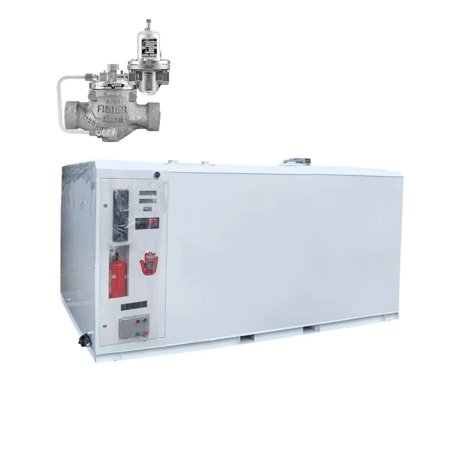 Chinese SKID-MOUNTED with regulating control valve LR125 FISHER  pressure regulators for gas