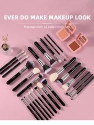 Professional Exquisite Makeup Brush Set Meticulous Facial Eye Brush Sets Variety 24 Pieces Black Makeup Brush Set