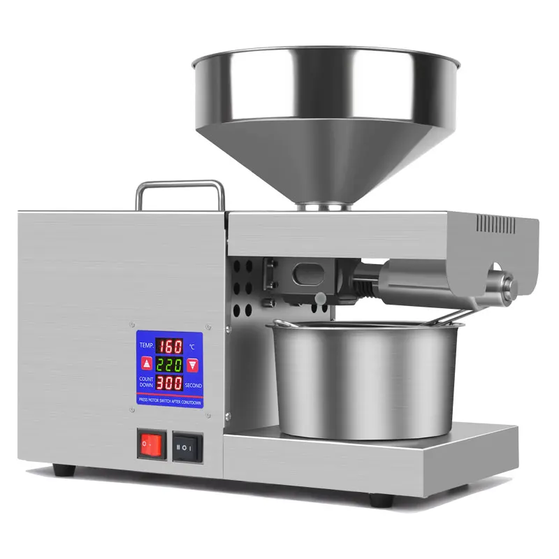 Automatic Oil Press Machine|Automatic Oil Presser for Peanut/Soybean/Sesame/Palm/Rapeseed/Olive