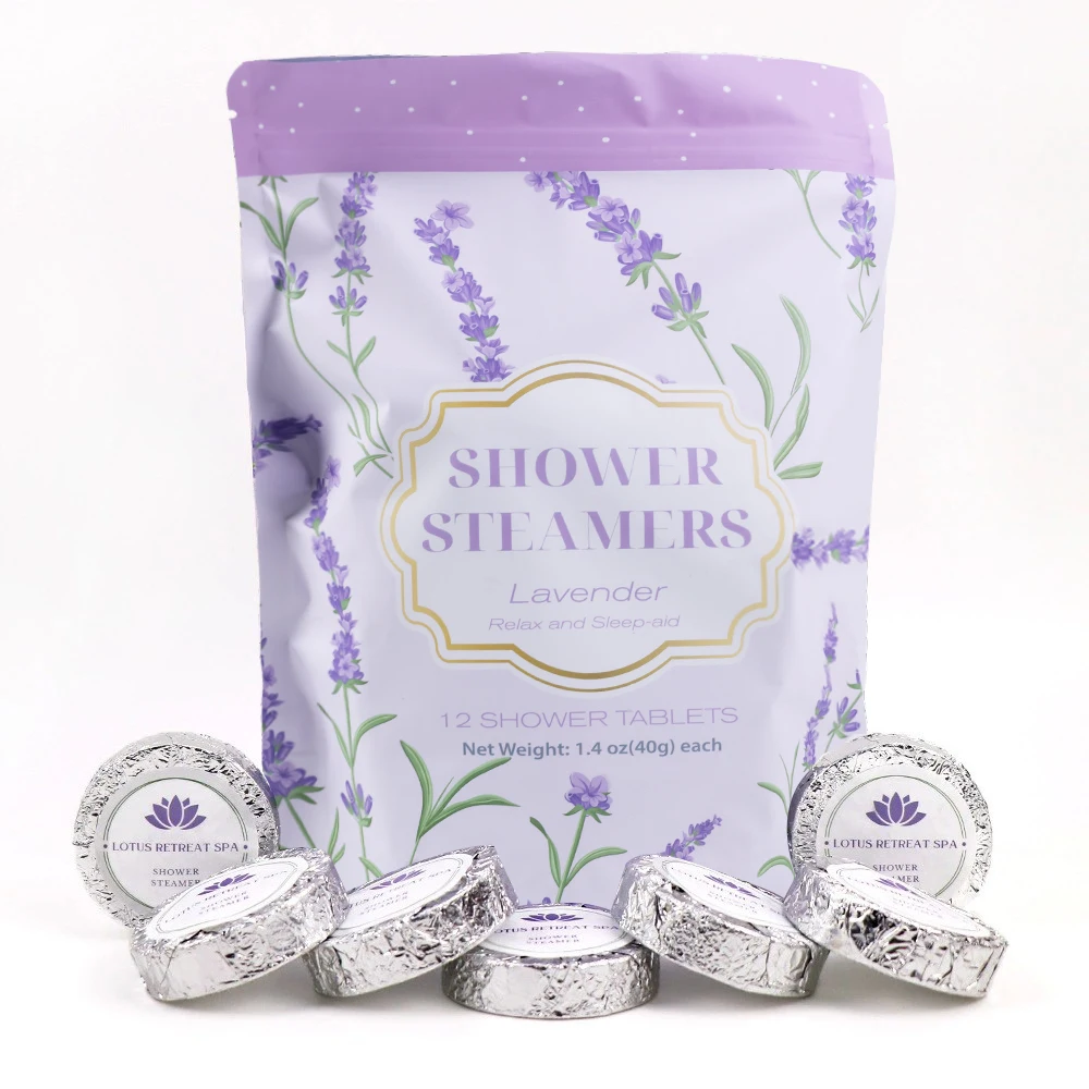 OEM Shower Steamer Tablet Aromatherapy Shower Steamers with Essential Oils