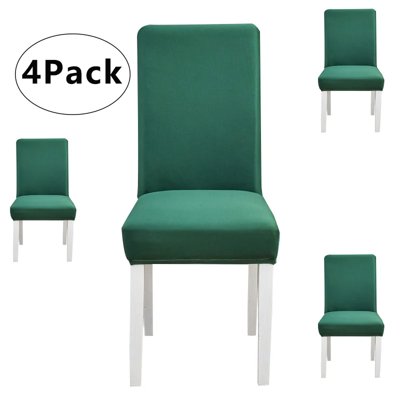 Elastic Dinner Universal Stretch Chair Slip Covers Spandex Chair Slipcovers for Seat Protector Chair Covers for Dining Room