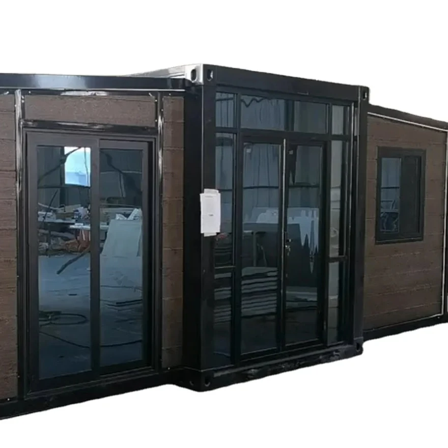 20ft 40ft Customized Luxury Movable Prefab Expandable Container Folding House