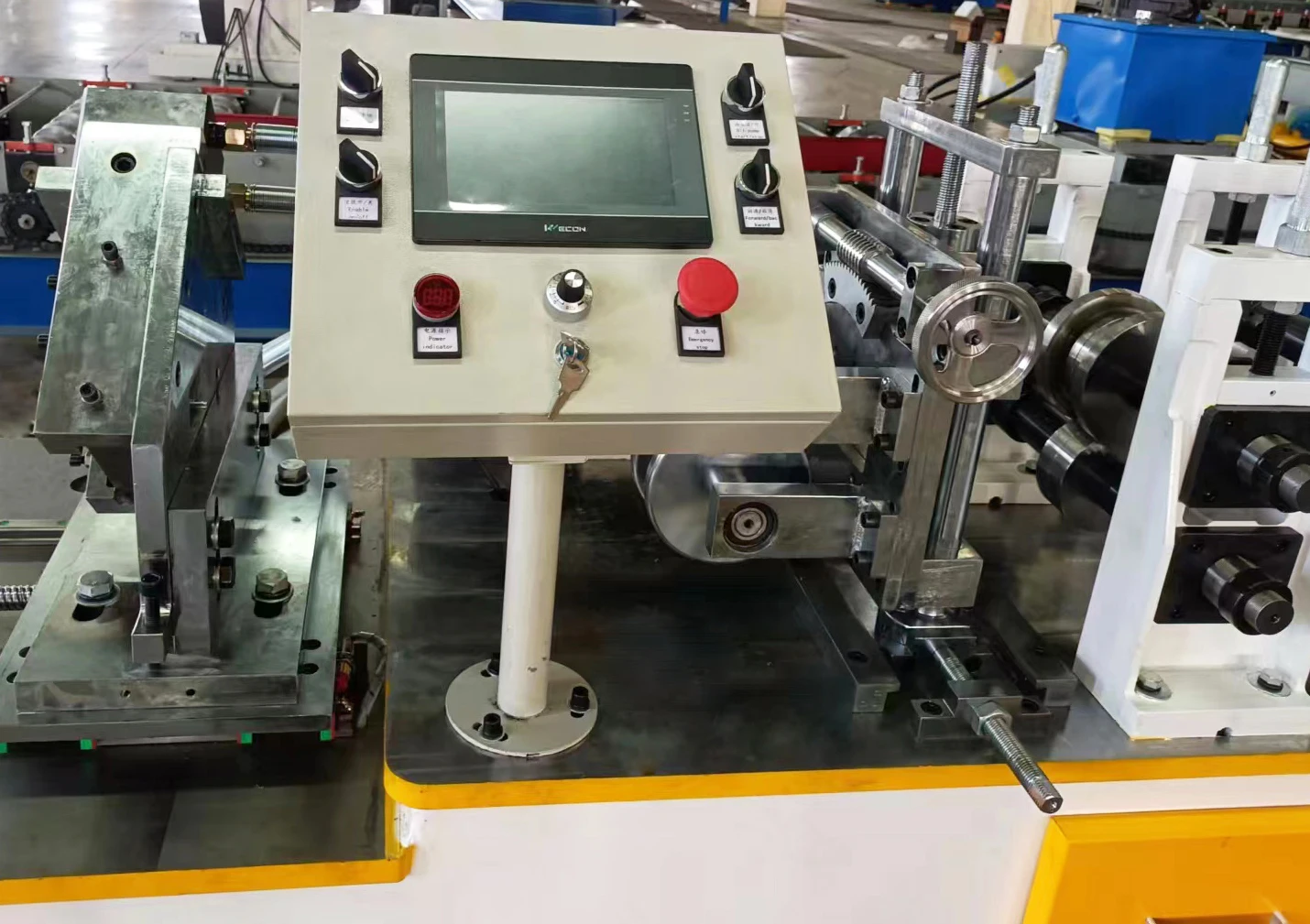 Haide   Automatic C channel steel stud and track keel forming machine frame making machine