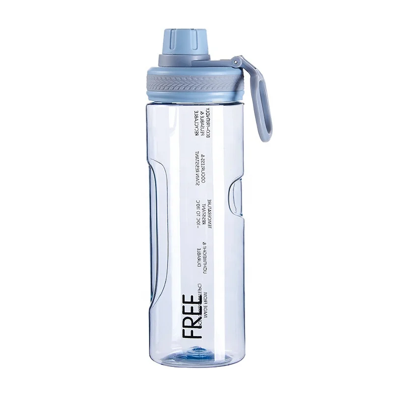 Eco friendly PC 650ml plastic sport water bottle customized design with phone holder