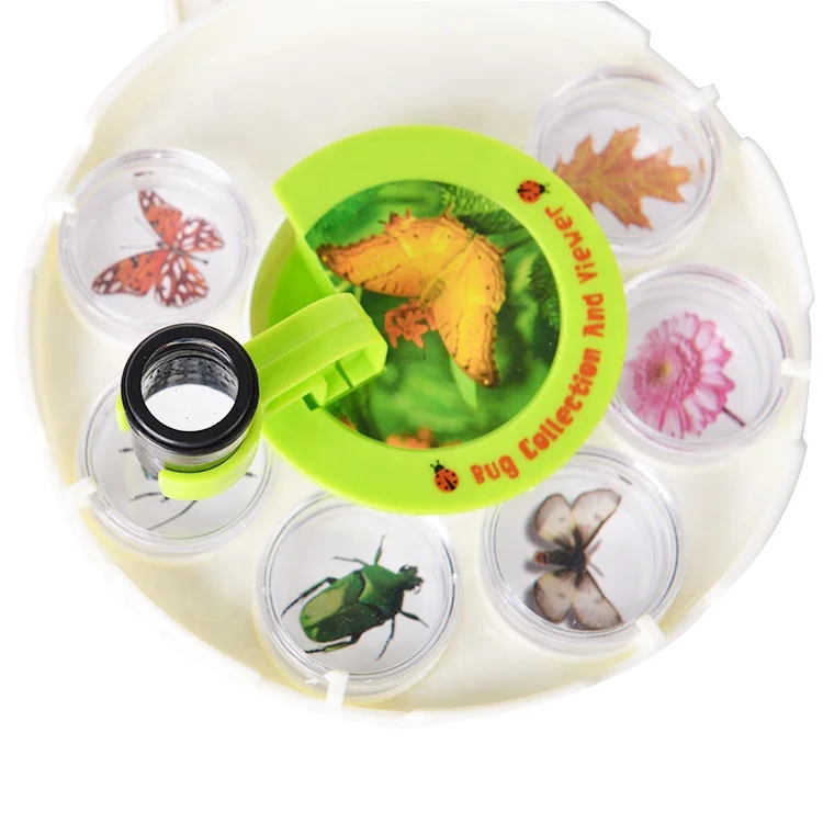 Hot Sale Educational Bug Catcher Collection Viewer Field Microscope Insect Magnifier Science Exploration kids Toy