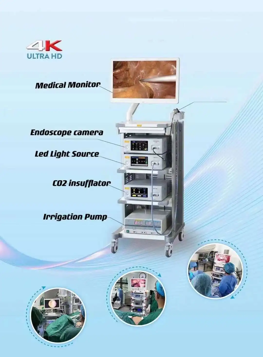 UHD camera endoscopy 4k medical surgery associated equipments for laparoscopic price