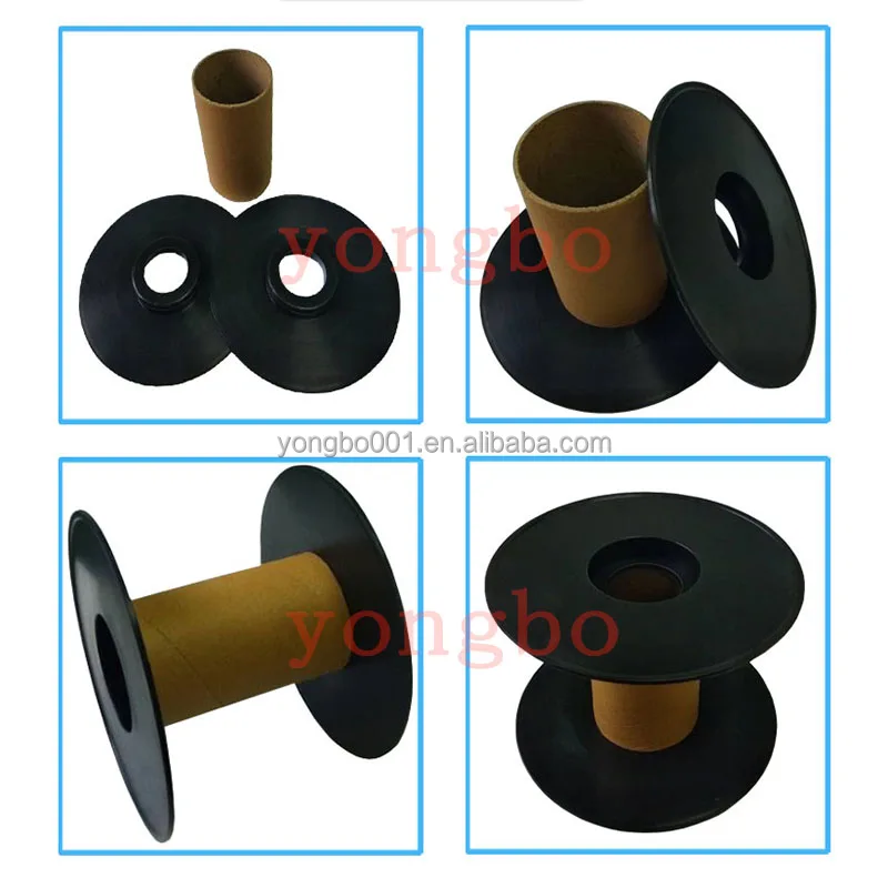 200mm simple assembly bobbin spool (plastic platter + paper tube)