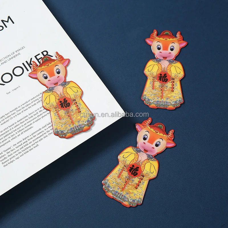 2024 hot sale soft magnetic magnet home decoration fridge magnet refrigerator stickers