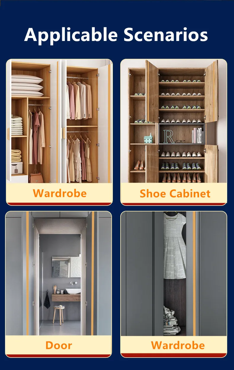 Wholesale Hidden Adjustable Wardrobe Cabinet Door Straightener Wardrobe Wood Door Straightening Aluminum Bar