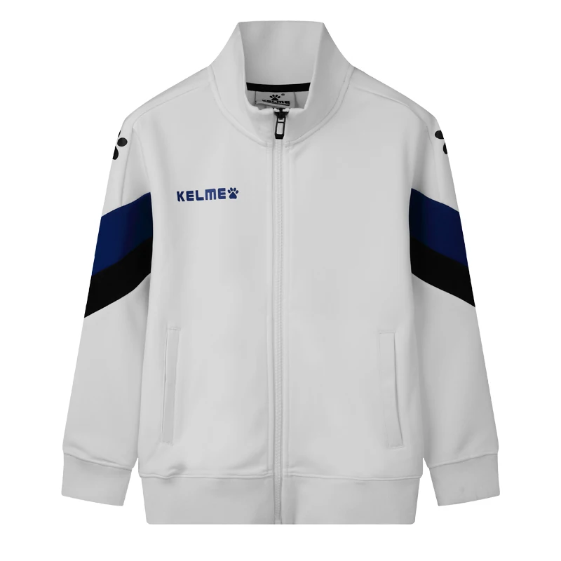 KELME Kids training jacket soccer running knitted club training track suit school playing  cycling football training jacket