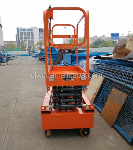 Hydraulic Mini Scissor Lift Man Lift  Self Propelled Work Platform