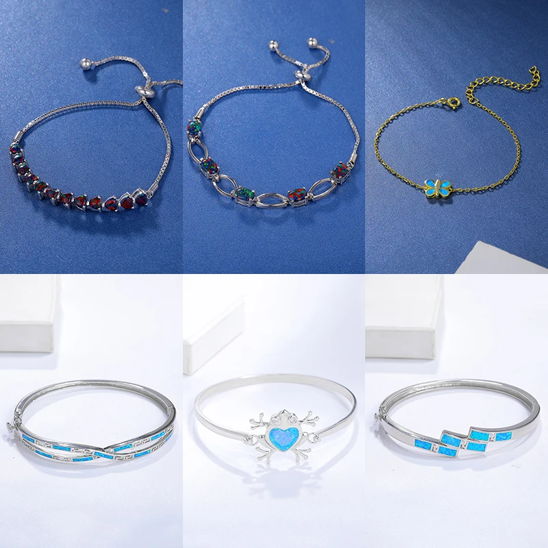 XYOP Time Does Not Stop The History Between The Wrist Jump Opal Bracelet Get Married