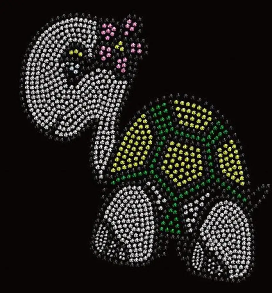 Fashion Girl Rhinestone Jewels Crystal heat transfer for tshirt