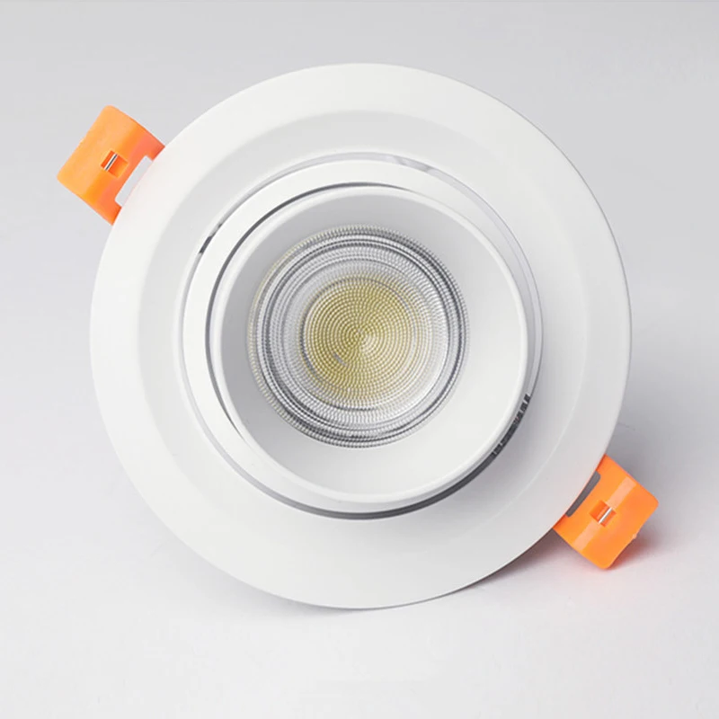 Регулируемый угол луча встраиваемый cветодиодный Светильник Downlight с помощью светодиодов светодиодный потолочный прожектор 3000K Cct Светодиодная лампа направленного света