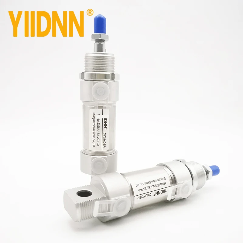 DSNU round mini stainless steel air pneumatic cylinder DSNU-10 12 16 Stroke 10-200mm