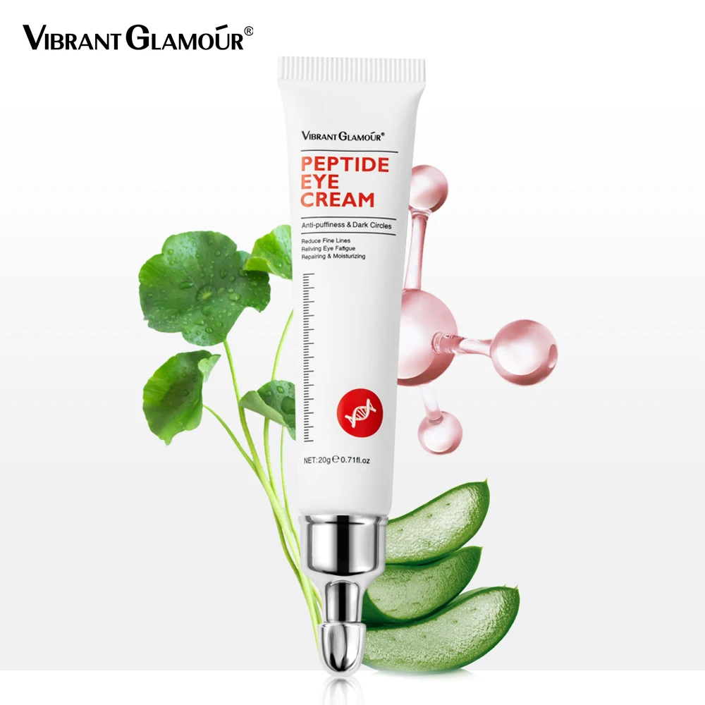 VIBRANT GLAMOUR Infused with Collagen Hyaluronic Acid for Puffiness Wrinkles Dark Circles Peptide eye cream
