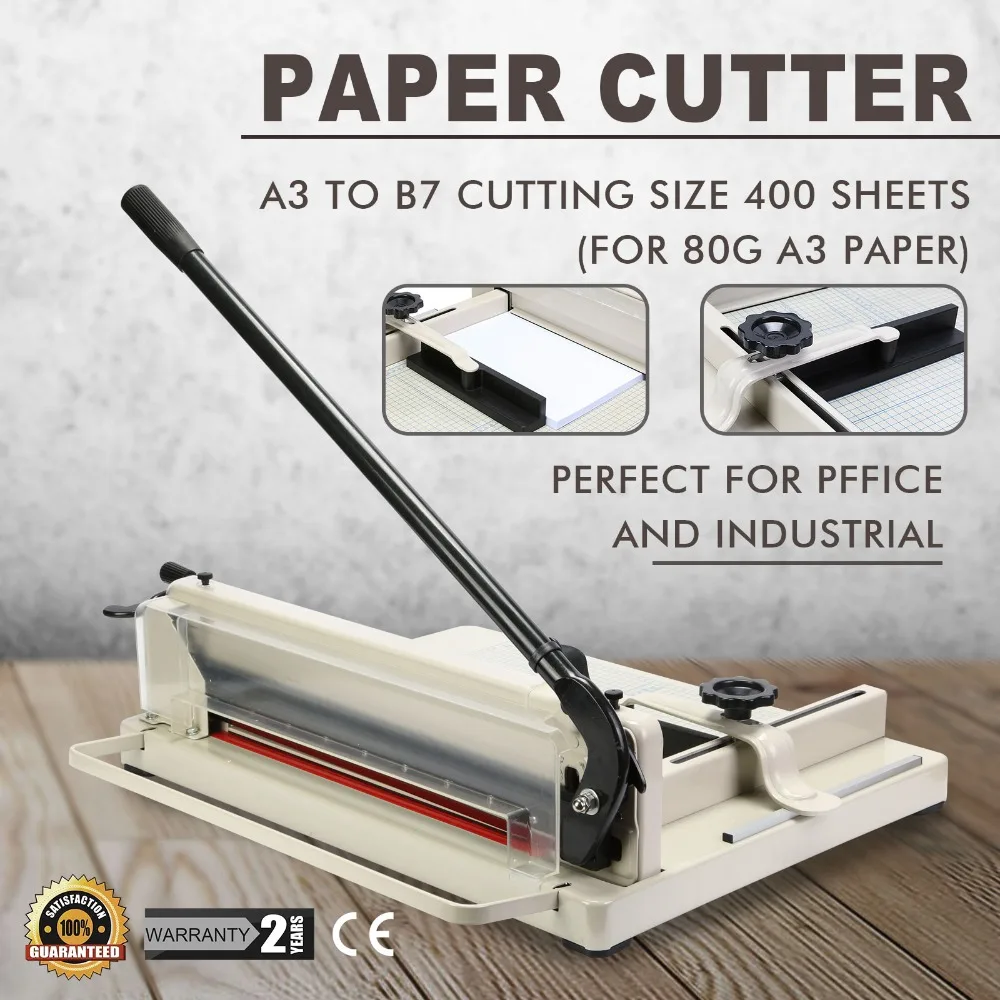 
Paper Cutter Guillotine Paper Cutter Trimmer Machine 17 Inch Heavy Duty Paper Cutting Tool (17 Inch A3 Patter Cutter) 