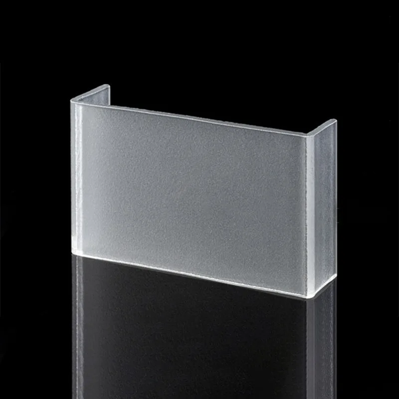 clear tempered u shape channel glass for Balcony Railing partition wall