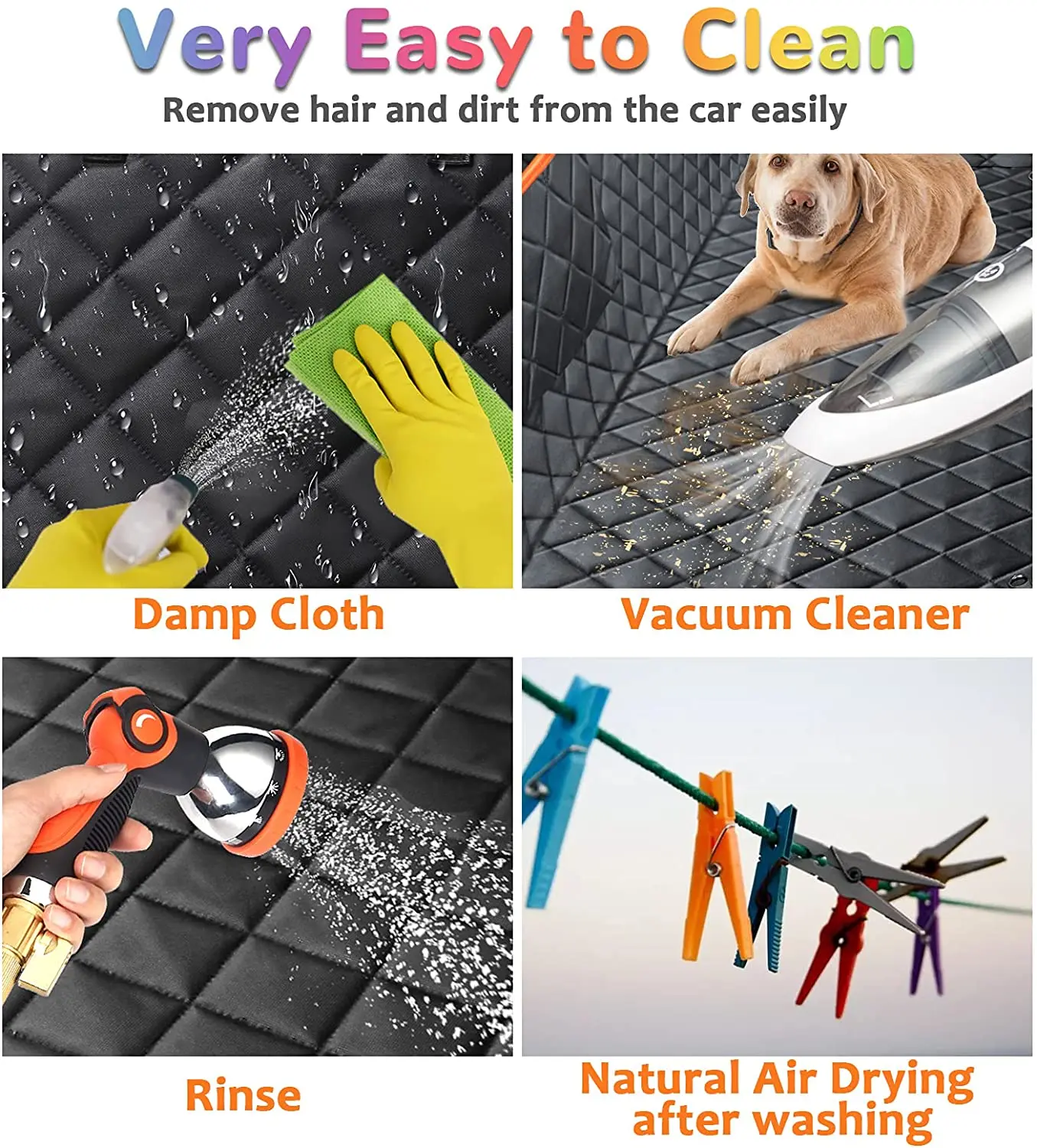 OEM Factory Dog Seat Cover Car Seat Cover for Pets Waterproof Pet Seat Cover Hammock Heavy Duty Scratch Proof Nonslip Durable