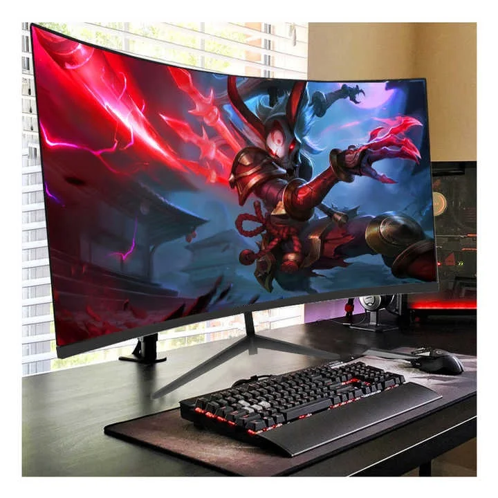 24 Inch 1k 1920*1080 1080p 60hz 75hz Hot Selling Full High-definition Curved Led Gaming Monitor Thin Full Odm/oem Monitor