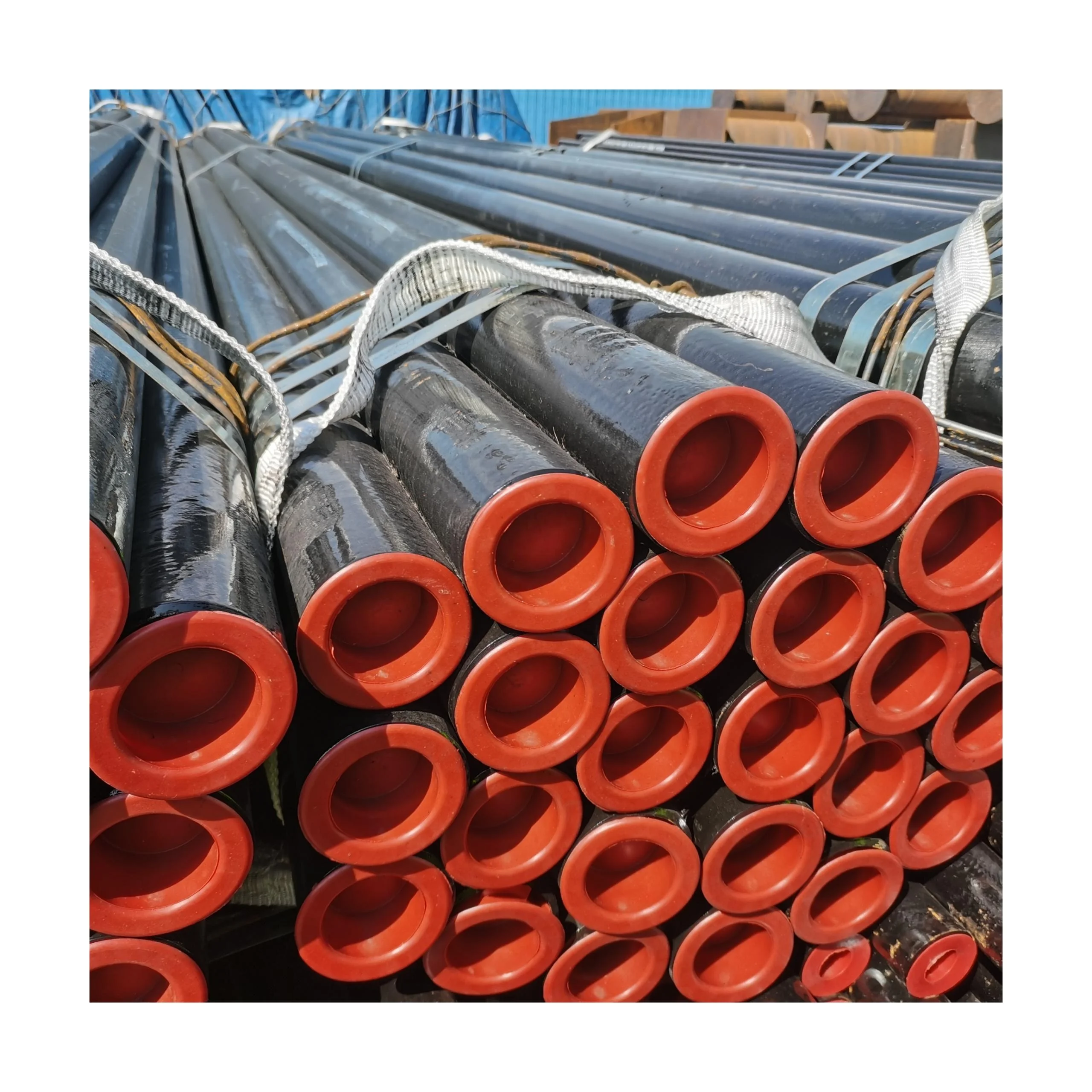 Black Iron Seamless Steel Pipe Used For Petroleum Pipeline