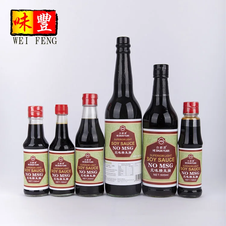 Factory OEM or Chinese Brand HACCP BRC Mini Package Brewed Light Soy Sauce Sachet Packing Small Bags Soya Sauce