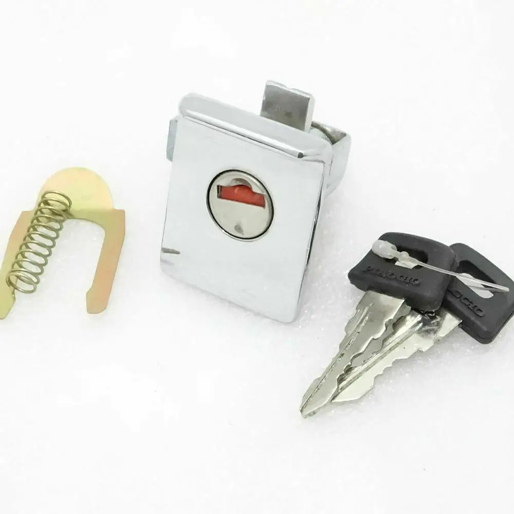 Vintage Scooter parts Px 200 Stella Lml 4s tool Box Lock Chromed for vespa parts chrome 2 keys