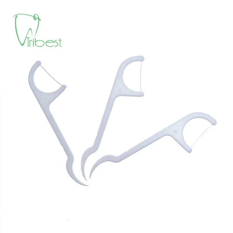 Tribest Daily oral care disposable use floss stick bags/boxes/drums Dental floss toothpick