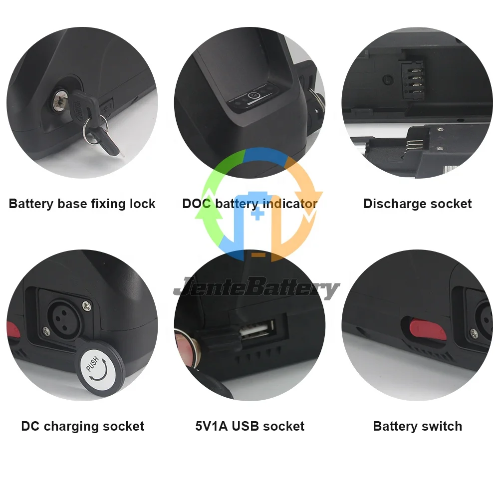 Hailong Li-Ion E-Bike Battery 48V 20Ah 1000W Lithium Ion Ebike Kit Battery Electric Bike Battery for Ebike