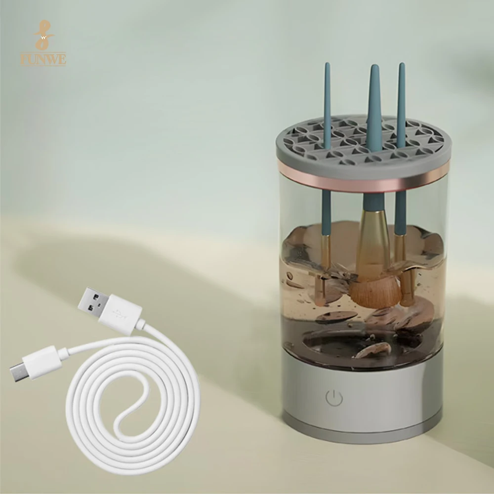Multi-functional Electric Automatic USB Makeup Brush Cleaner Electric Facial Make Up Brushes Cleaner