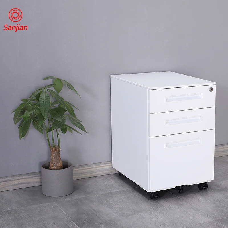 Антидемпинговое устройство 3 ящика тумба офисная мебель металлический файловый шкаф