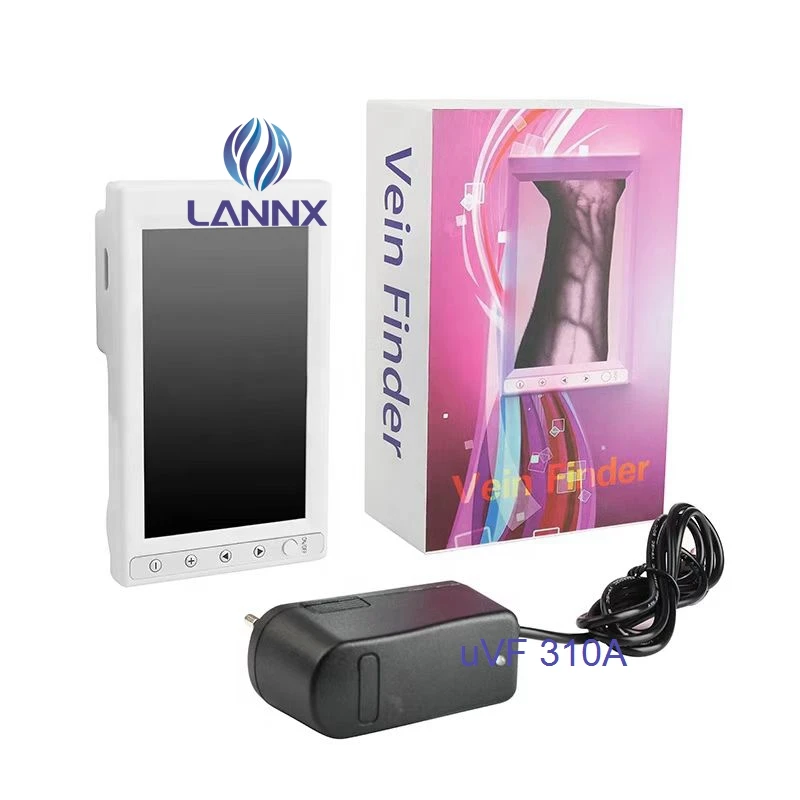LANNX uVF 310A portable vein detector with LCD Display infrared vascular vein finder for vascular locating vein finding device