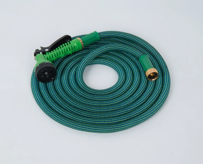 High quality Magic flexible expansible spray nozzle red/purple 100ft garden hose